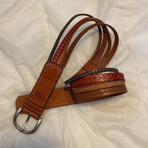 Fossil Accessories - Fossil multi-strand leather belt M